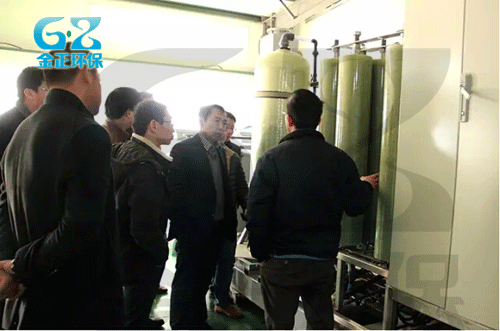 培训后，DTRO膜代理商集体参观工厂设备组装